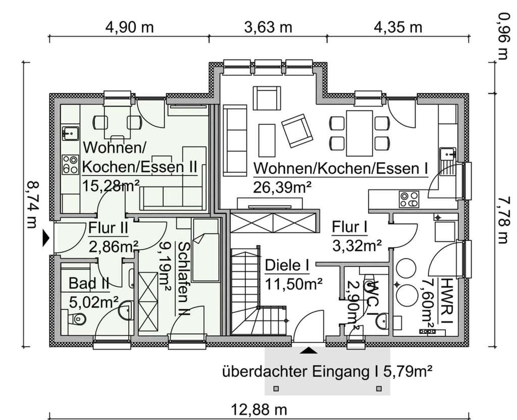 Immobilie in Undeloh - Großzügig wohnen und zusätzlich vermieten - Bild 1