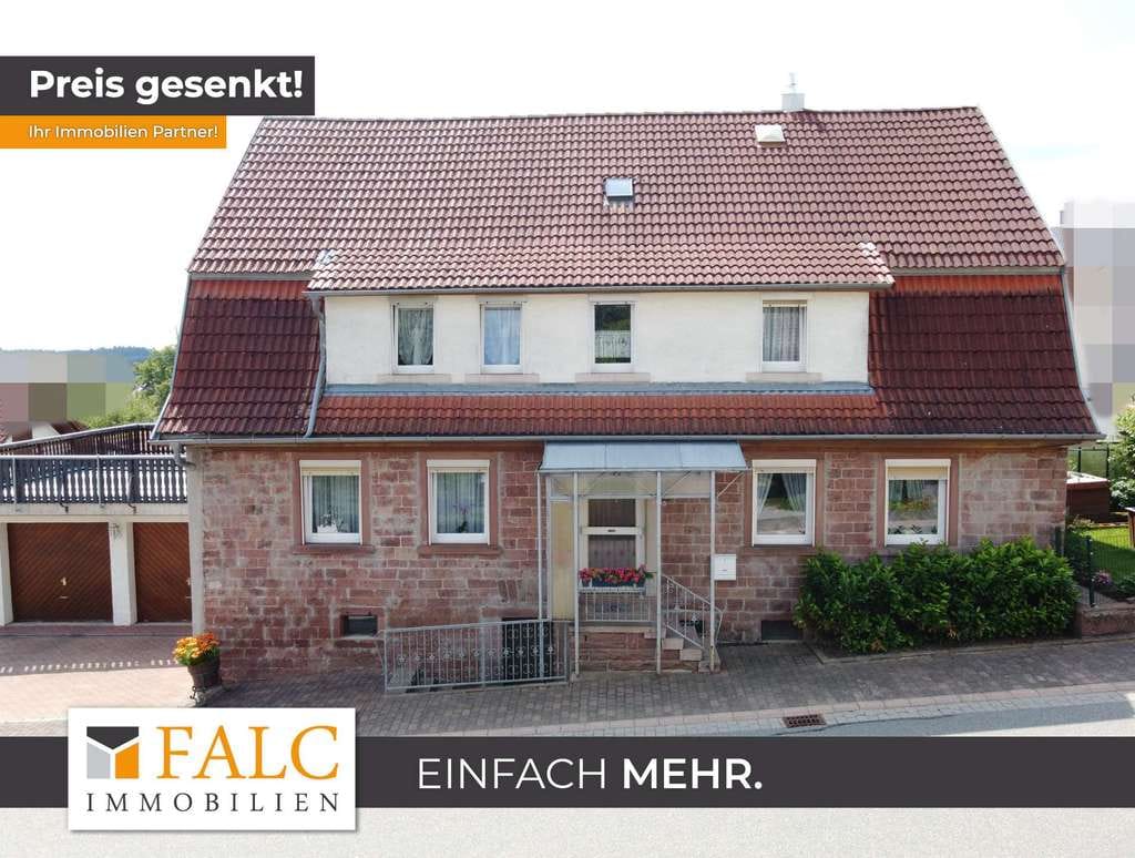 Immobilie in Limbach - Großes 1-2 Familienhaus mit Doppelgarage in Balsbach - Bild 0