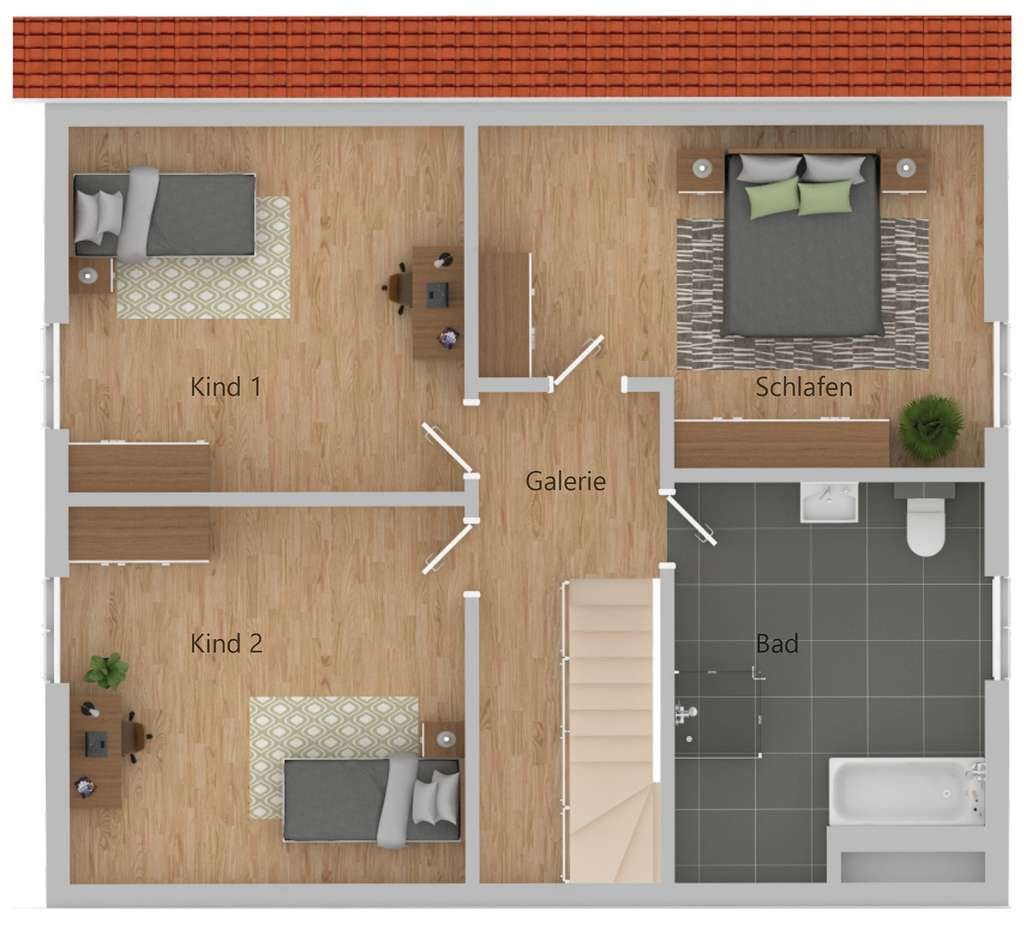 Immobilie in Tettau - Bauen Sie hier mit ELMBAU ihr Traumhaus nach ihrem Grundriss... - Bild 4