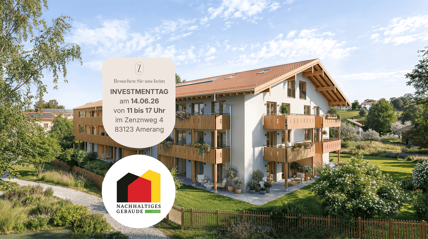 Immobilie in Amerang - Morgenstund hat Gold im Mund: Neubauwohnung mit Sonnenbalkon, doppelter AfA, KfW-Förderung & QNG+ - Bild 0
