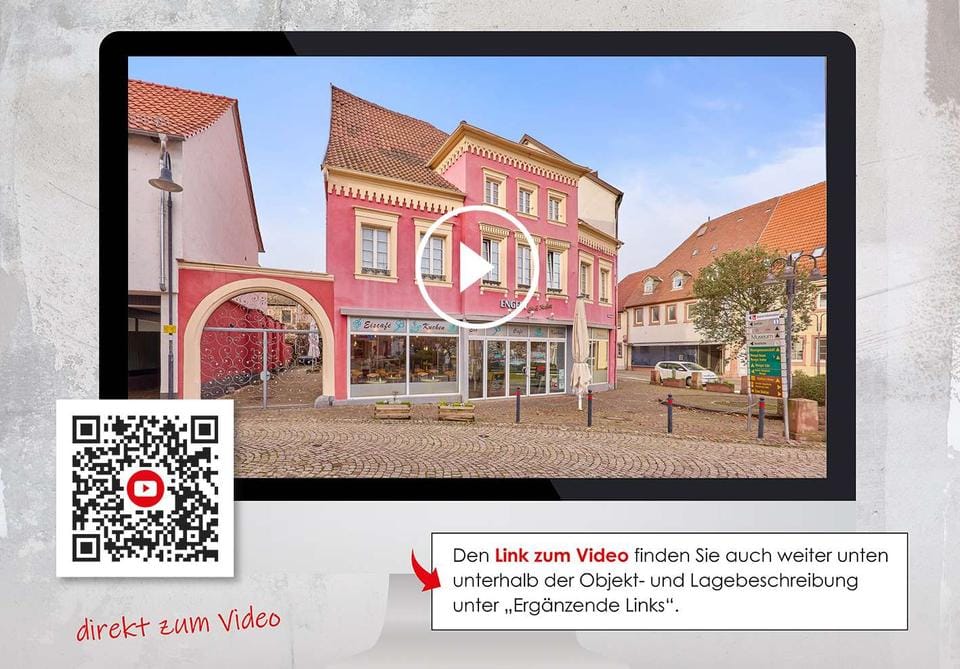 Immobilie in Edenkoben - Repräsentatives Wohn- und Geschäftshaus in 1A-Ortskernlage mit ca. 7,5% Nettorendite! - Bild 0