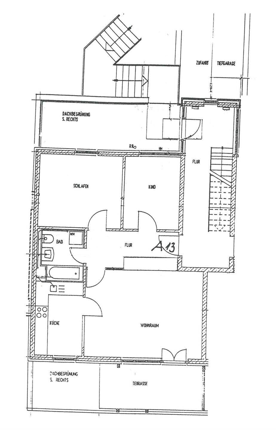 Immobilie in Krauthausen - 3-Raum Wohnung mit Balkon in grüner Lage zu verkaufen ! - Bild 1