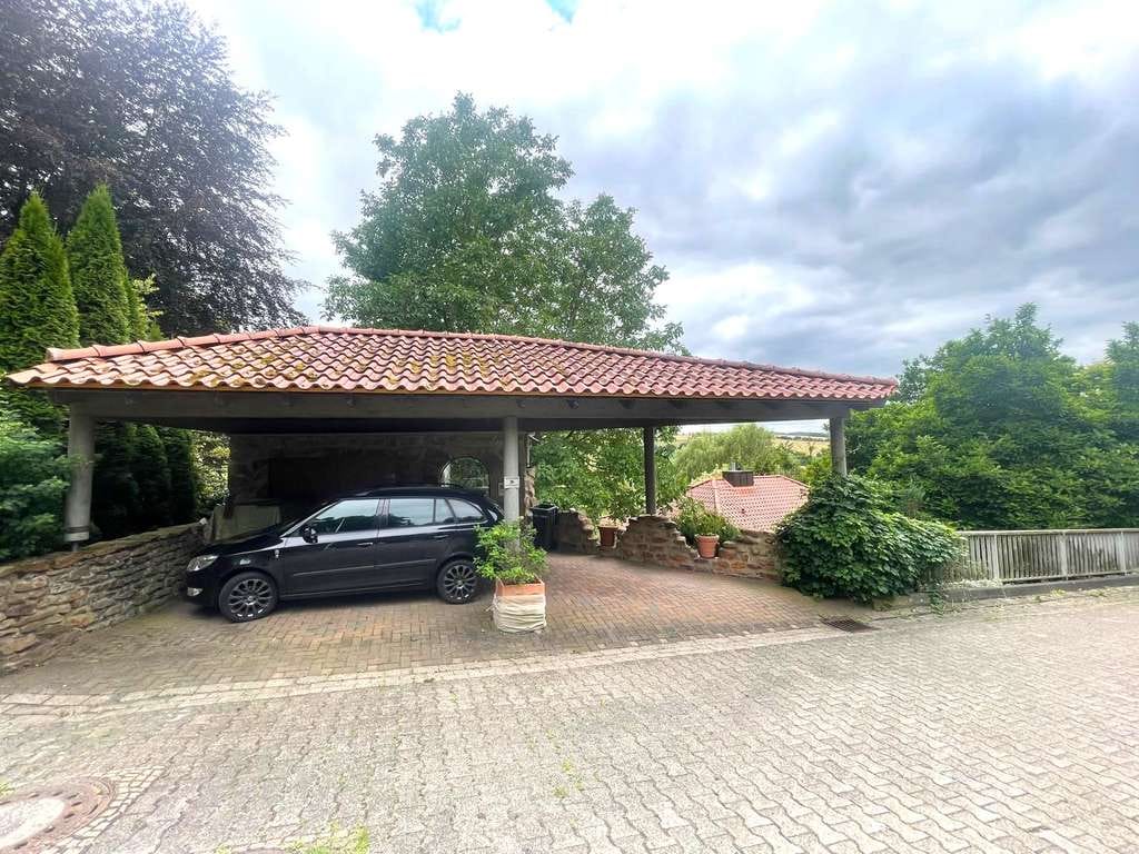 Immobilie in Uslar - Attraktives Anwesen mit mediterranem Flair und traumhaftem Fernblick  in der Nähe von Uslar ! - Bild 1