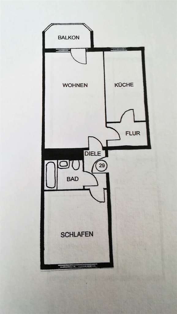 Immobilie in Chemnitz - ***Kapitalanlage 2-Raum Wohnung mit Balkon und PKW Stellplatz - vermietet *** - Bild 2