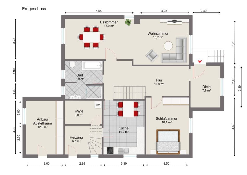 Immobilie in Heideblick - Toller Grundriss & eigene Note auf 180qm - Bild 2