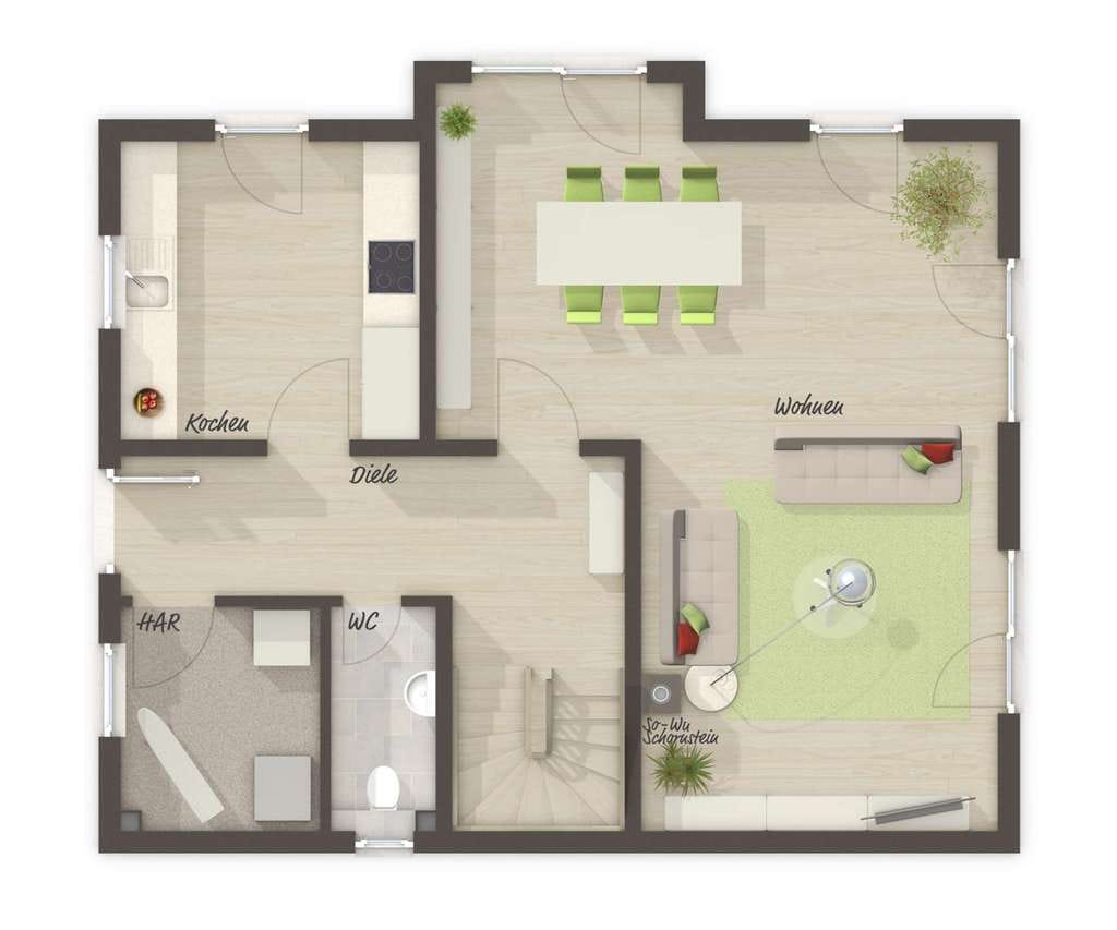 Immobilie in Gerstungen - Entdecke das Lichthaus für mehr Licht in deinem Leben! Massiv und modern in Gerstungen - Bild 3