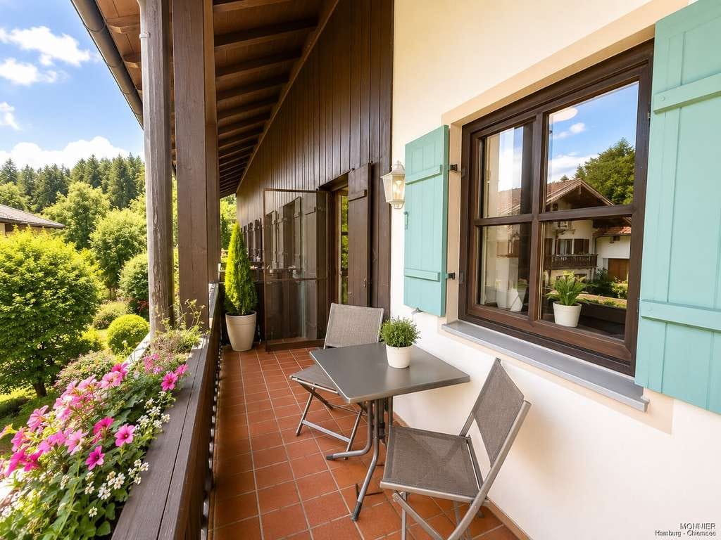 Immobilie in Aschau im Chiemgau - Gemütliche Maisonette-Ferienwohnung mit traumhaftem Alpenblick – voll möbliert und sofort nutzbar - Bild 4