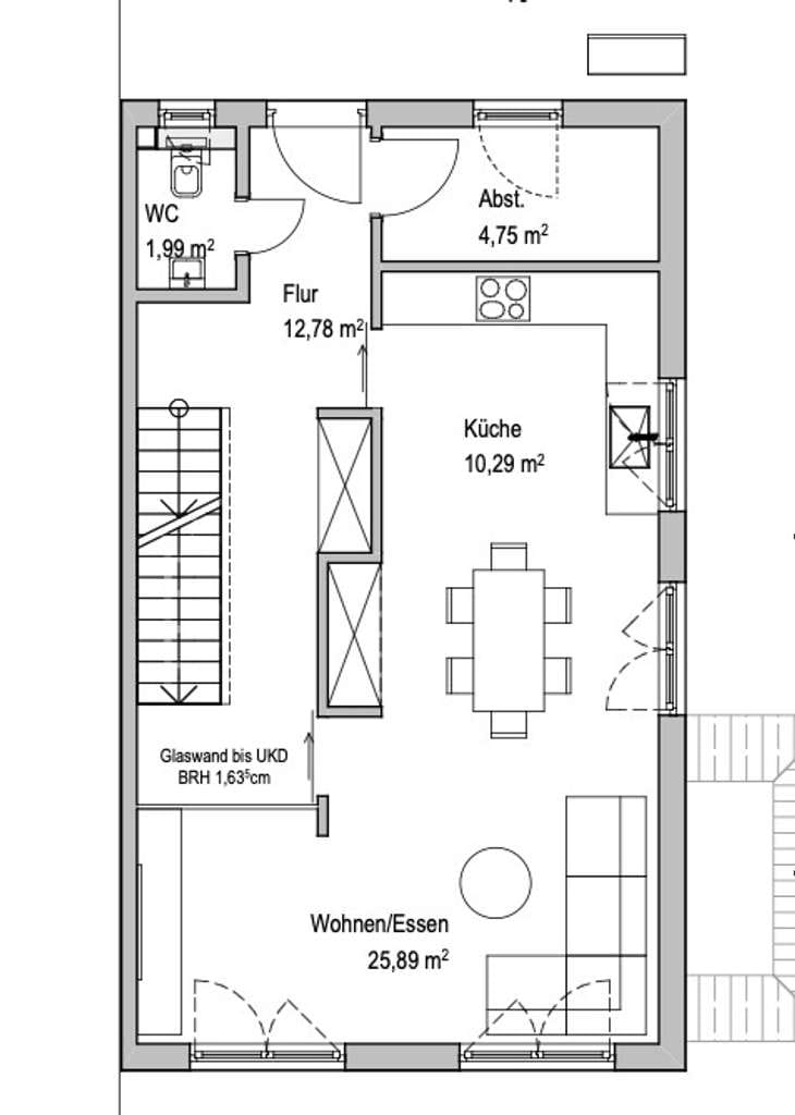 Immobilie in Grasbrunn - Neubau-DHH (A+) inkl. Keller – viel Platz, viel Licht, viel Lebensqualität in Neukeferloh - Bild 1