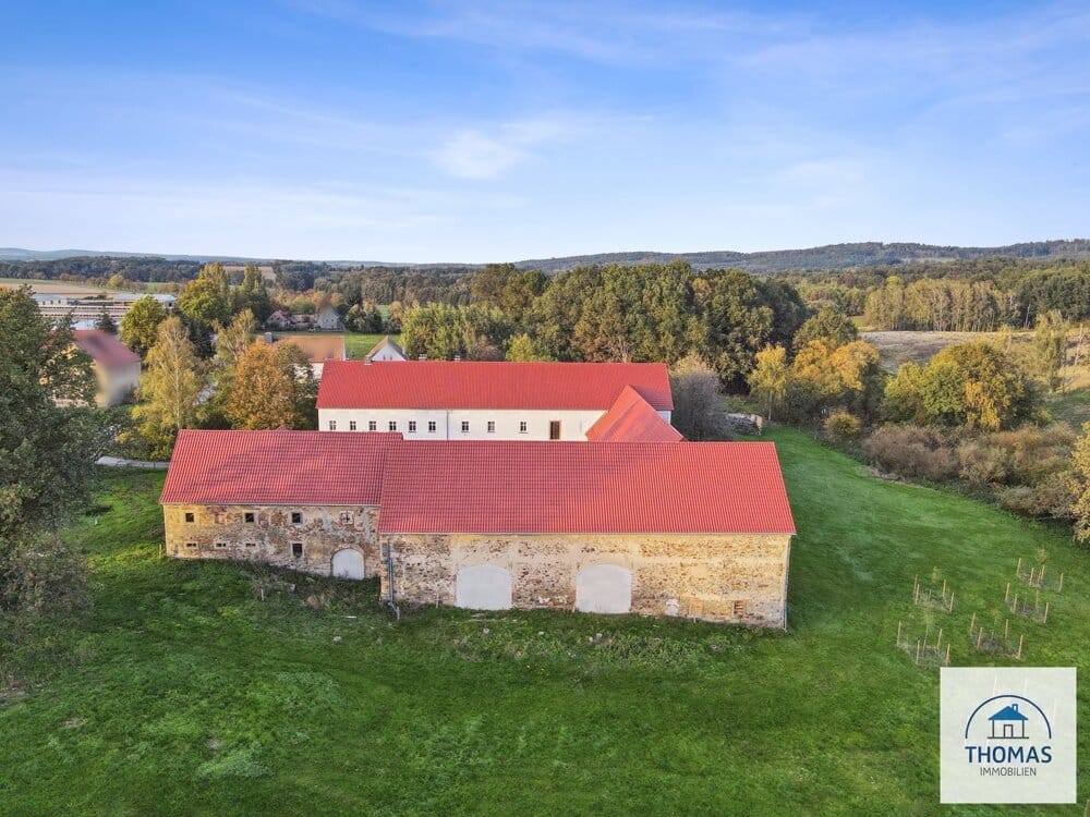 Immobilie in Reichenbach/Oberlausitz - Vielseitig nutzbarer Vierseitenhof (1,57 ha) in Borda, Reichenbach bietet Idylle für Mensch & Tier! - Bild 0