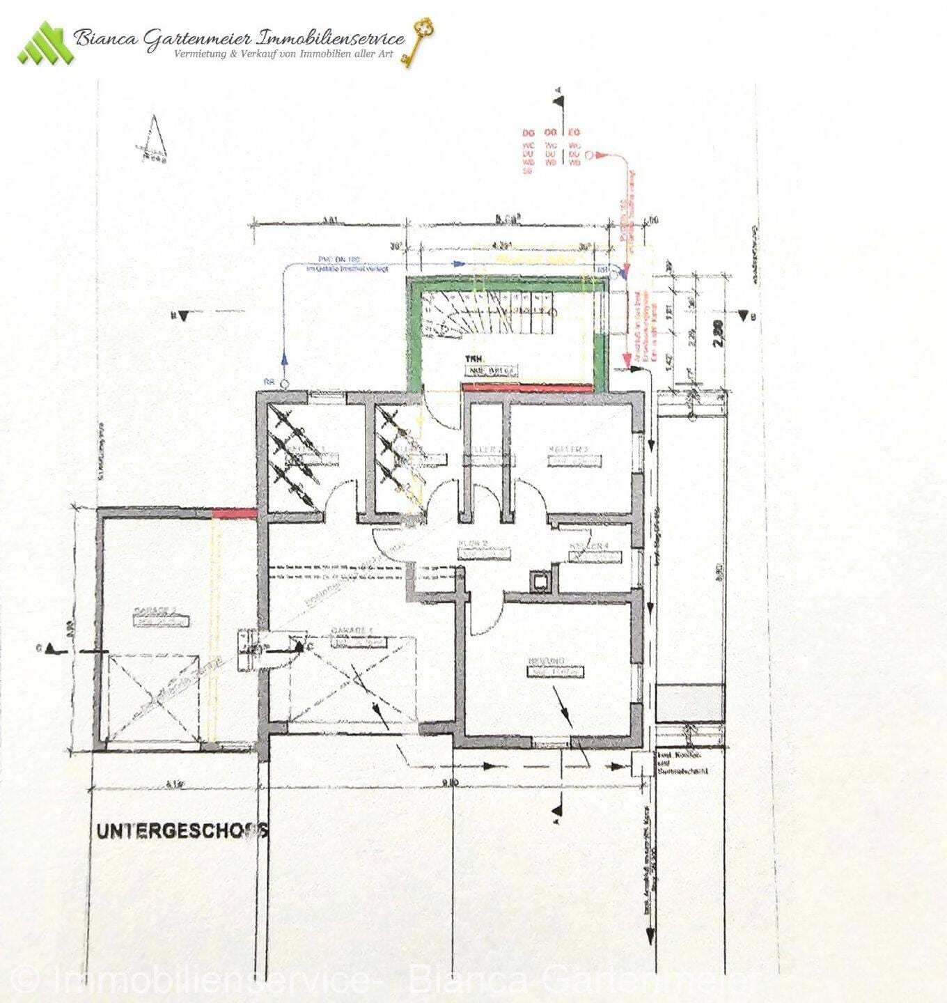 Immobilie in Aalen - Grundsaniertes 5 Fam.- Haus- 2x Garagen-  zum Ausbau vorbereitet! PREIS VB! - Bild 2