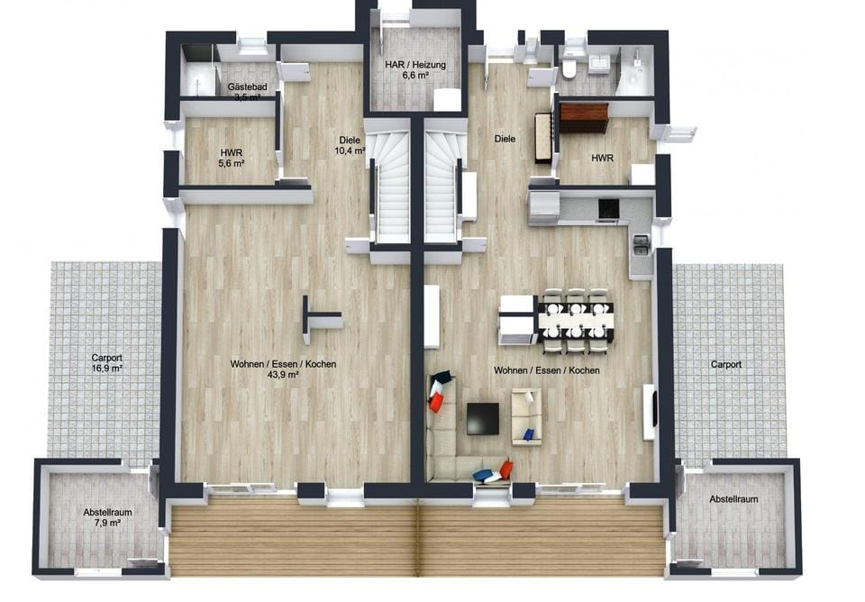 Immobilie in Cremlingen - TOP Preis! - Doppelhaushälfte -125 m² WFL.- KfW 40 - Raum WOB in Parsau - Bild 0