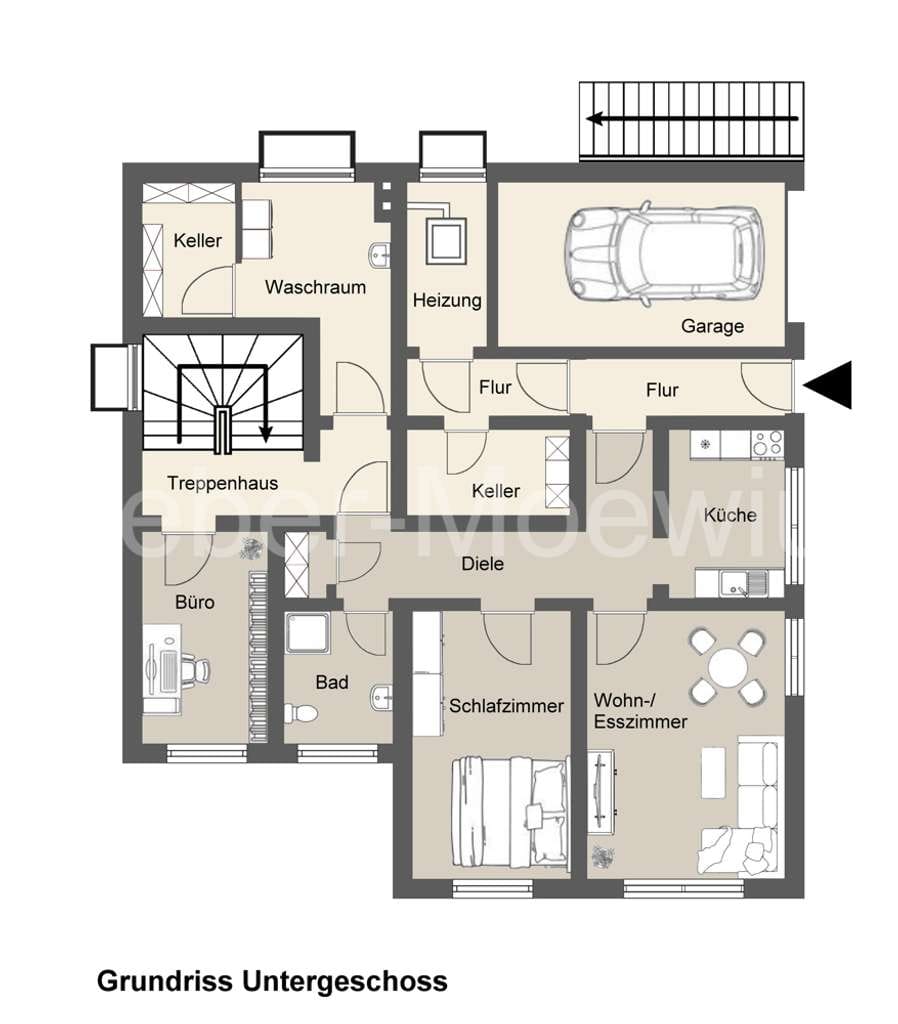 Immobilie in Windeck - Ruhig gelegen mit ELW, Terrasse und Garage - Bild 1