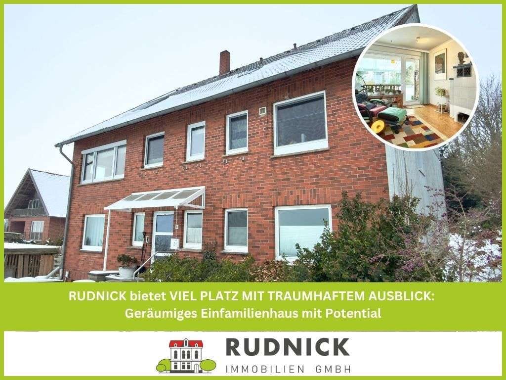 Immobilie in Wölpinghausen - RUDNICK bietet VIEL PLATZ MIT TRAUMHAFTEM AUSBLICK: Geräumiges Einfamilienhaus mit Potential - Bild 0