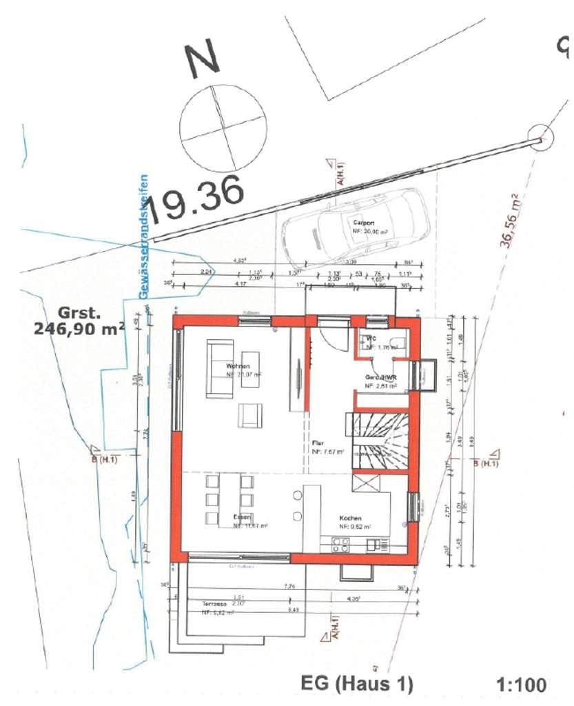 Immobilie in Schlier - NEUBAU: BAUVORANKÜNDIGUNG EFH SCHLIER WETZISREUTE - VIEL LICHT - VIEL SONNE - VIEL GRÜN - Bild 2