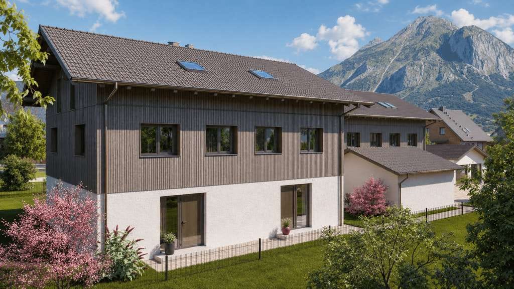 Immobilie in Farchant - Exklusives Wohnen mit Bergblick – hochwertige Neubau-Doppelhaushälfte in Farchant - Bild 2