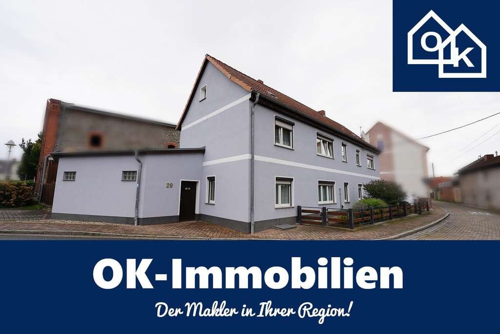 Immobilie in Niedere Börde - Groß Ammensleben-Gepflegtes EFH mit Innenhof , Waschküche und Garage - Bild 0