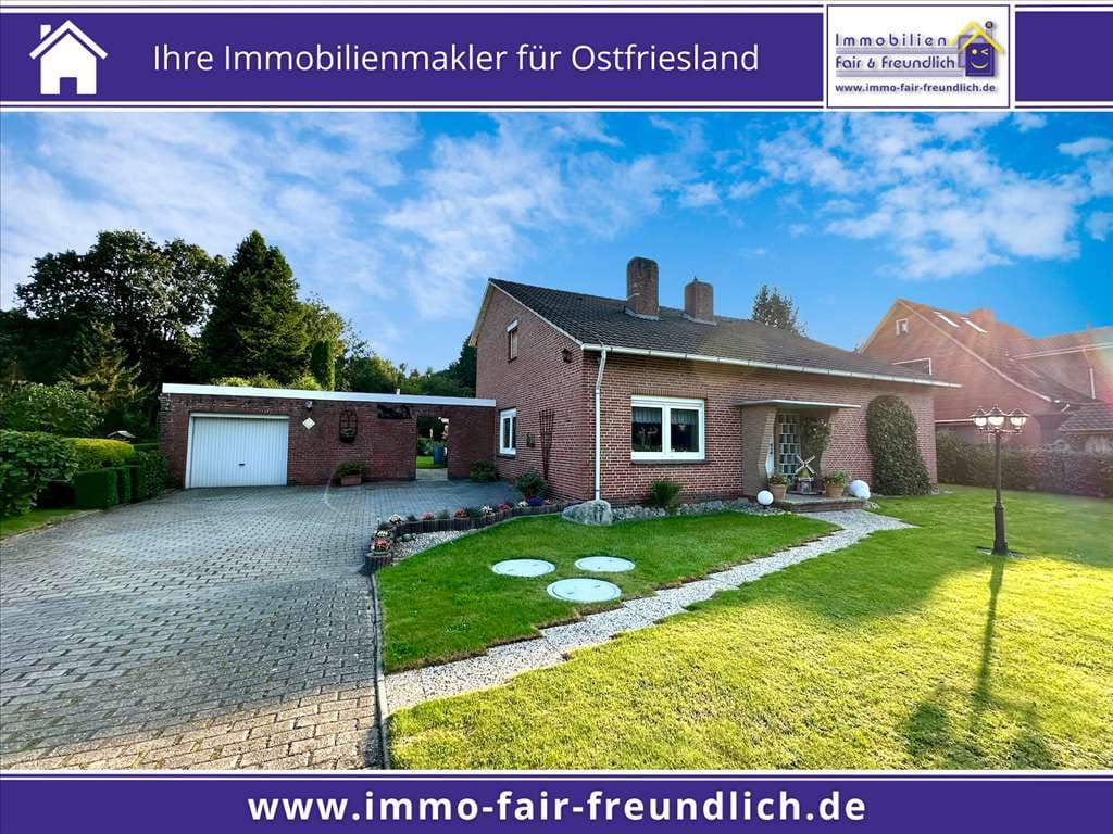 Immobilie in Wiesmoor - VERKAUFT: Großzügiges Einfamilienhaus mit eigenem Waldstück in Wiemoor Marcardsmoor - Bild 1