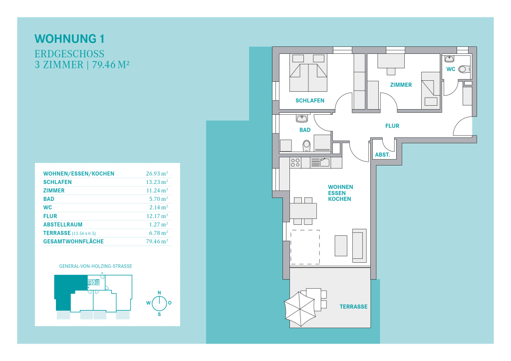 Immobilie in Bollschweil - Erdgeschosswohnung in Bollschweil - Bild 4