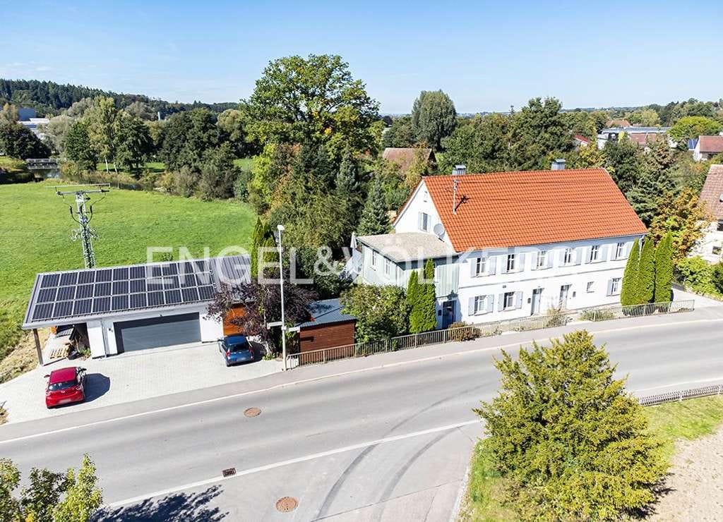 Immobilie in Schwendi - Herrliches Anwesen mit 4 Wohnungen und parkähnlichem Grundstück - Bild 1