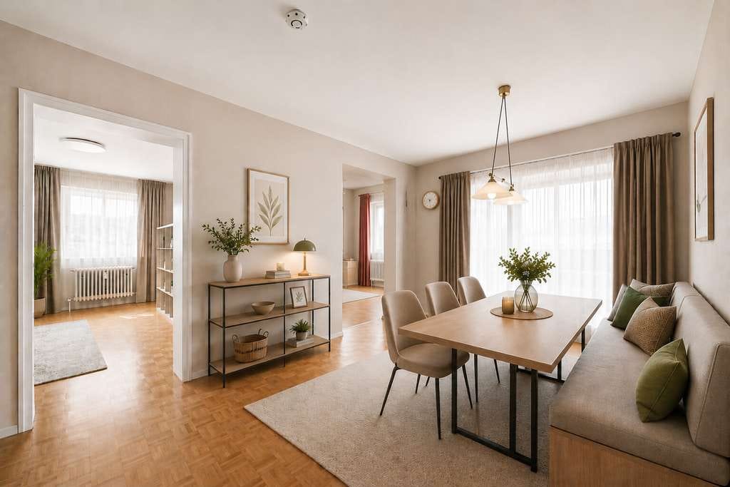 Immobilie in Herrenberg - 3.5-Zimmer-Wohnung mit Weitblick ins Grüne von Herrenberg - Aufzug + Tiefgarage - Bild 3