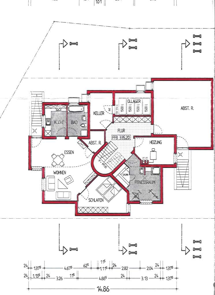 Immobilie in Kupferzell - Top Einfamilienhaus mit Einliegerwohnung/Büro und großem Garten - Bild 2