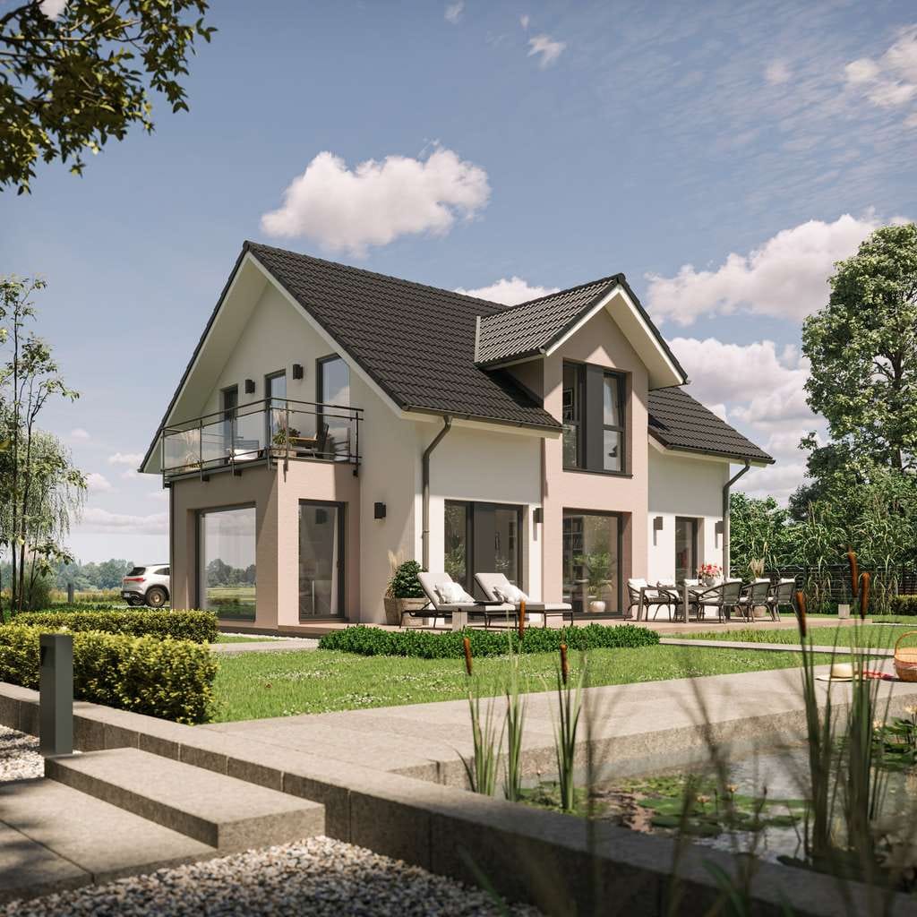 Immobilie in Königsmoos - Projektierung: Modernes Landhaus mit Zwerchgiebel - Bild 0