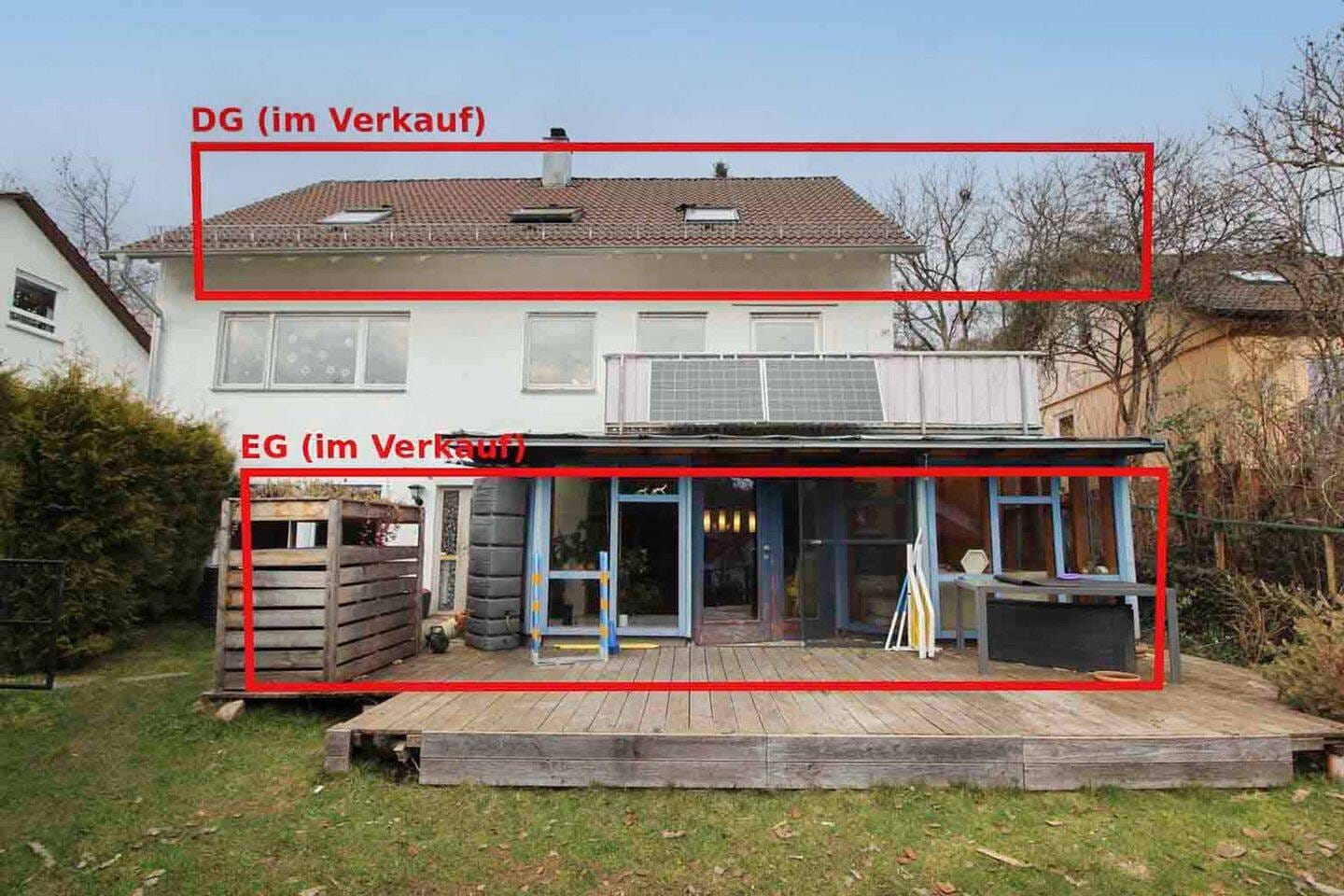 Immobilie in Uhingen - Charmantes Wohnen auf zwei Einheiten - ein Zuhause mit Wintergarten, Kaminofen & zwei Gärten - Bild 1
