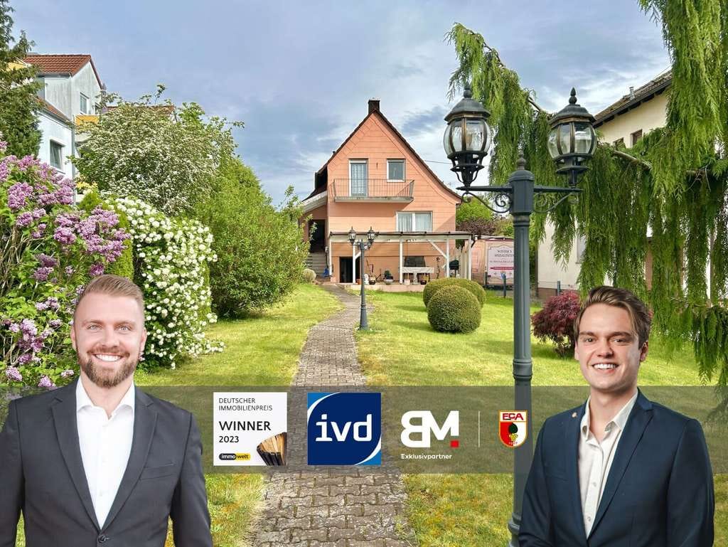 Immobilie in Diedorf - Freistehendes Einfamilienhaus in Diedorf mit PV, Doppelgarage & 3 Wohneinheiten-Potenzial - Bild 0