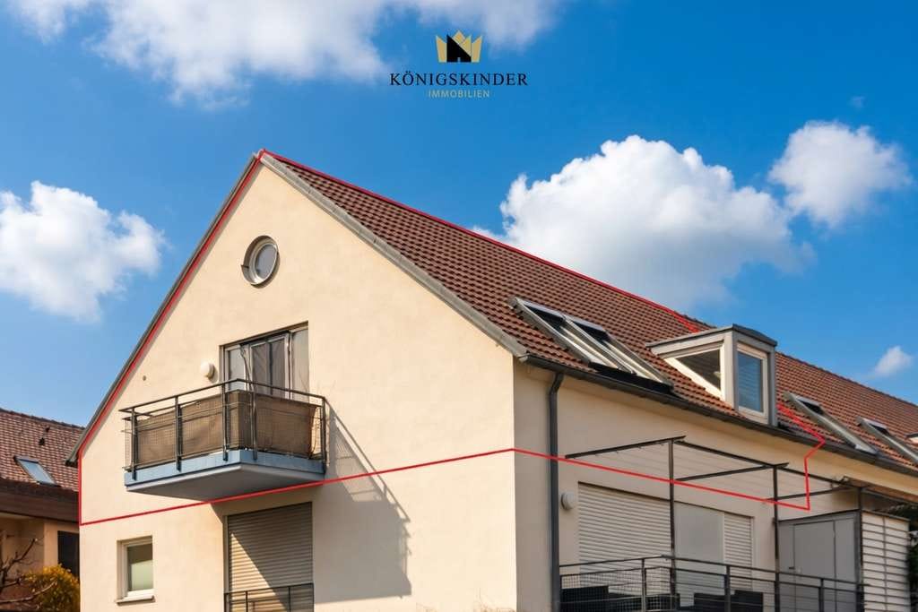 Immobilie in Pleidelsheim - Für alle Aufsteiger! DG-Whg. + Bühne + Balkon in Pleidelsheim, ab 200.000 EUR zzgl. TG-Stellpl. - Bild 1