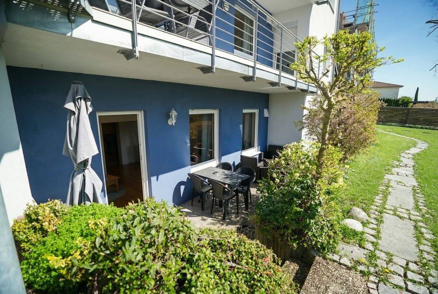 Immobilie in Stetten - Attraktive Wohnung am Bodensee - 3-Zimmer-Souterrain mit Terrasse & Gartenzugang - Bild 1