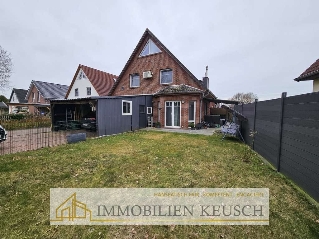 Immobilie in Ottersberg - Preis deutlich gesenkt---DHH mit viel Platz über drei Etagen, Blick ins Grüne inkl. überd. Terrasse - Bild 0