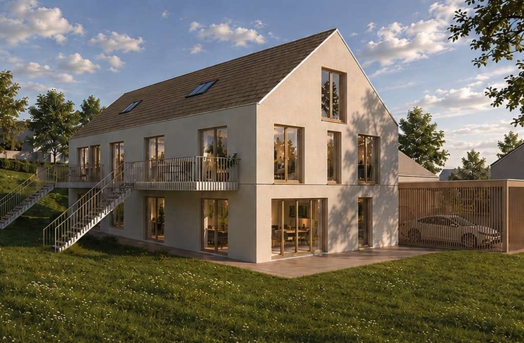 Immobilie in Fischingen - Modernes Wohnen auf zwei Ebenen – 5,5-Zi Maisonette mit Balkon, Wärmepumpe und PV in Fischingen - Bild 0