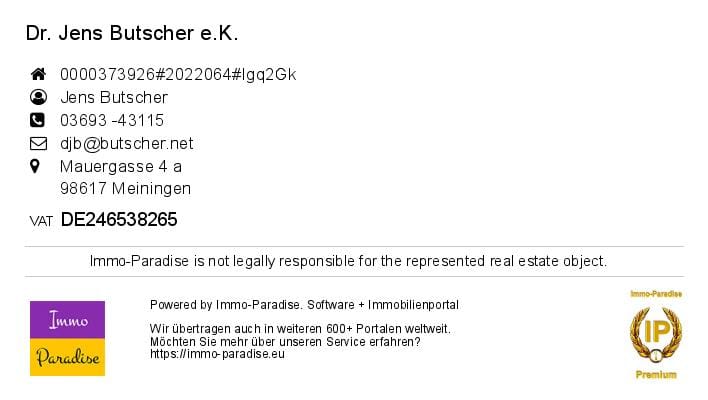 Immobilie in Meiningen - UNTERMASSFELD: 1 Einfamilienhaus + 2 Wohnungen + 1 Bauplatz zum VERKAUF - Bild 1