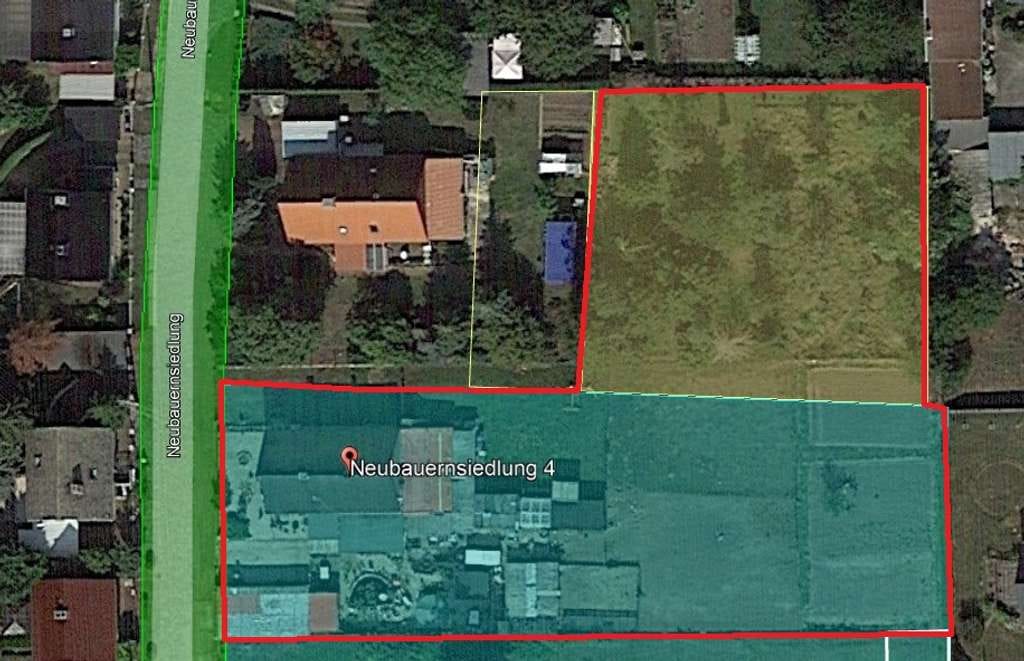 Immobilie in Seegebiet Mansfelder Land - Einfamilienhaus mit 2390 m² Grundstück (auf 3543 m² erweiterbar) und Nebengebäuden - Bild 2