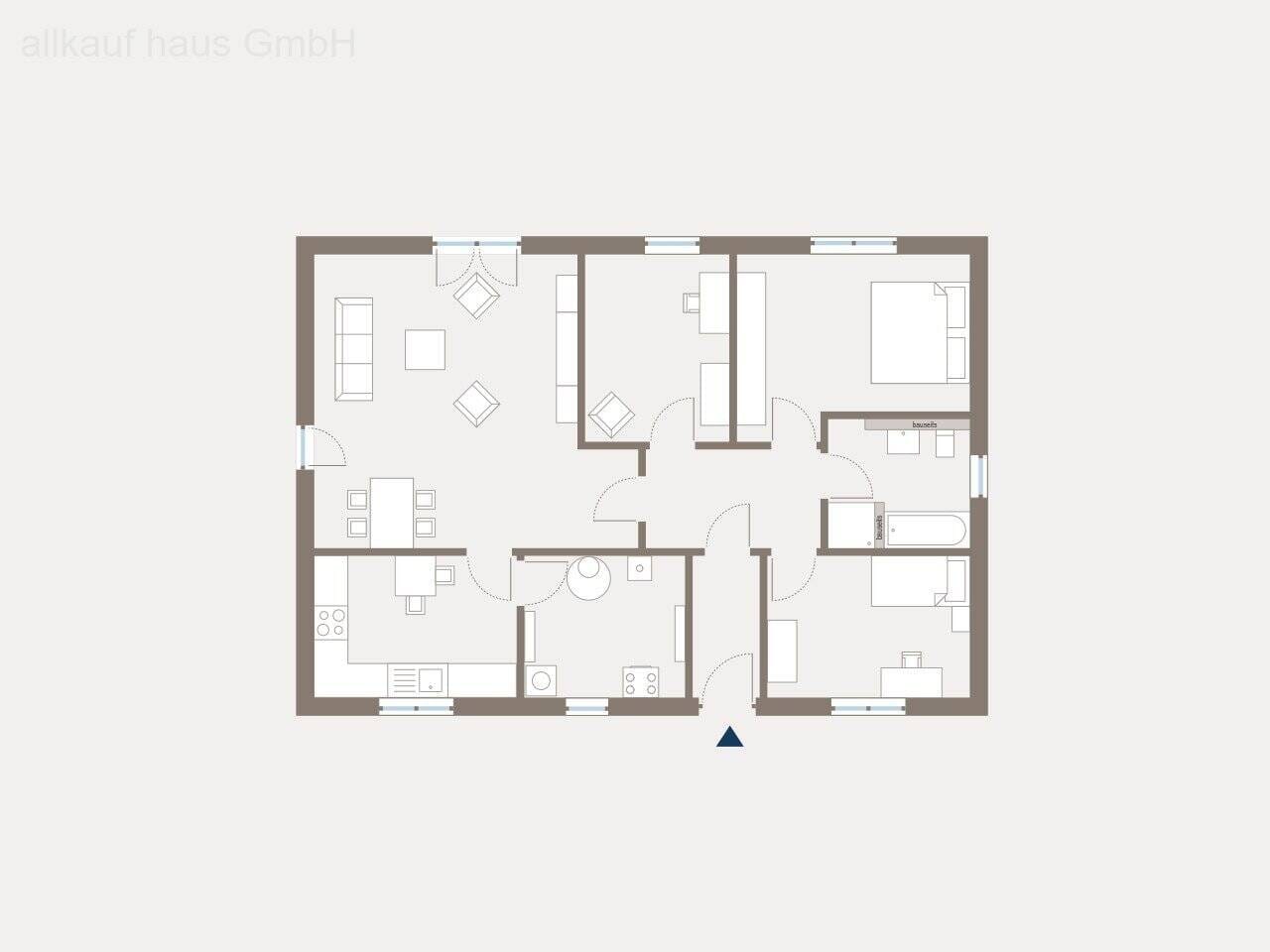 Immobilie in Hagen am Teutoburger Wald - Bungalow in Hagen - Individuell geplant, nachhaltig gebaut und flexibel gestaltet - Bild 4