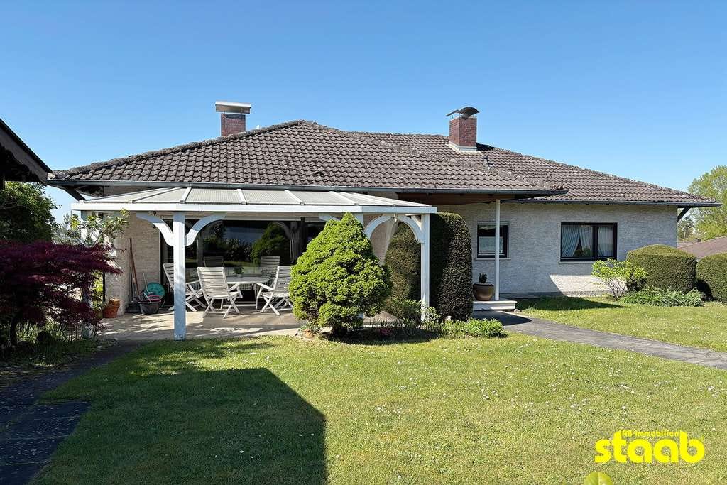 Immobilie in Alzenau - BLICK NACH FRANKFURT - 1-FH MIT EINLIEGERBEREICH UND GROSSEM GARTEN IN TOP-LAGE VON ALZENAU - Bild 0