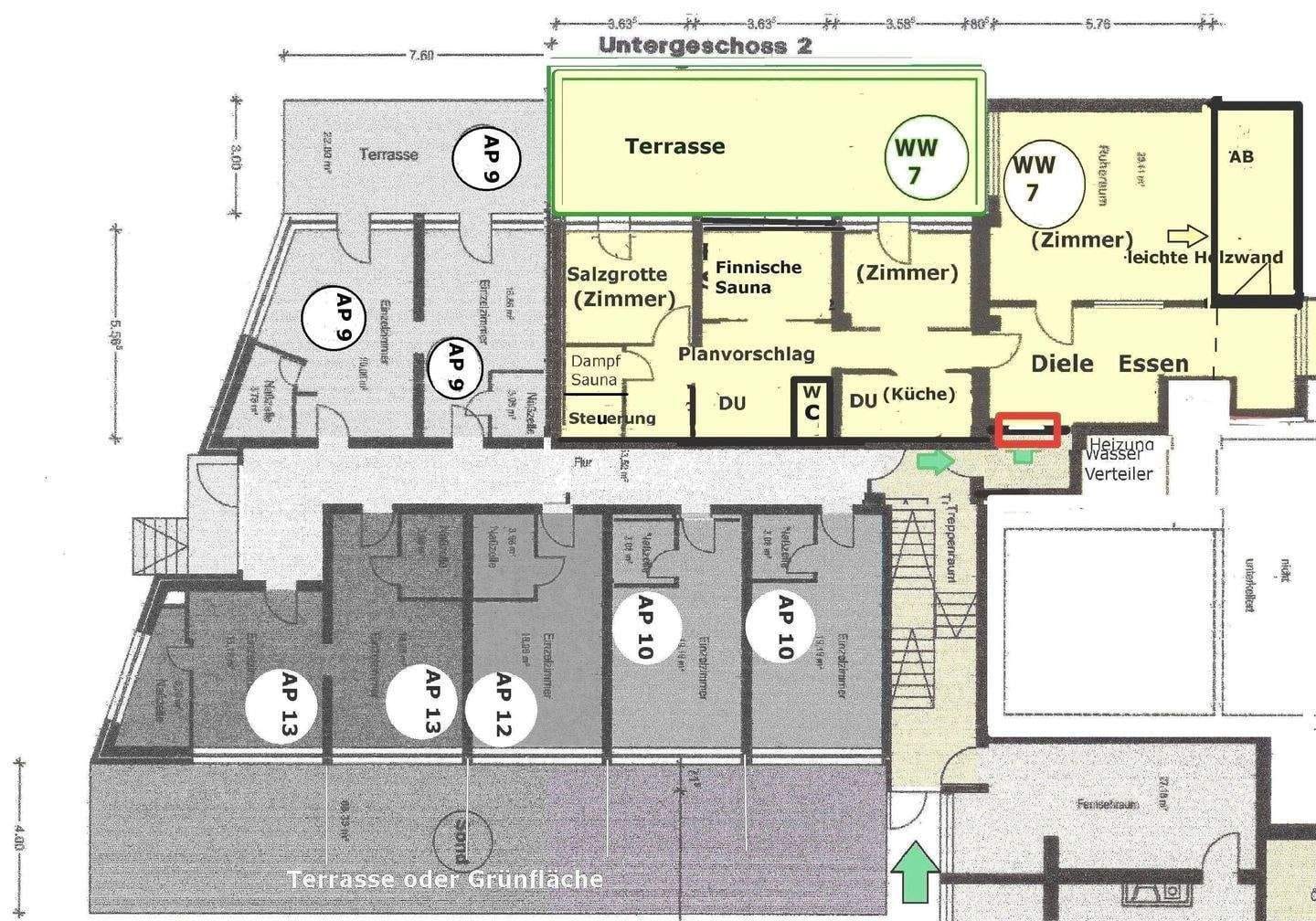 Immobilie in Bad Steben - Wohnung mit eigenem Wellnessbereich und Terrasse. - Bild 1