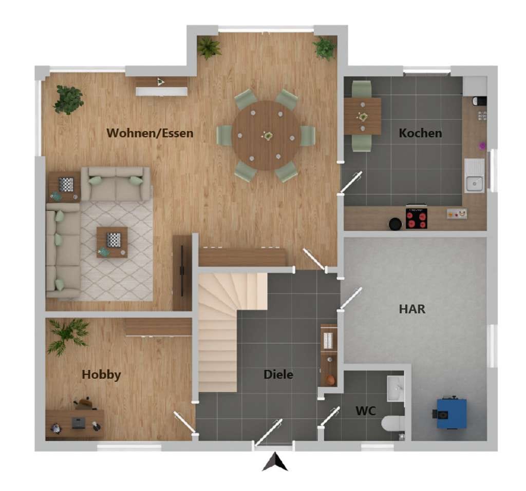 Immobilie in Danndorf - Bauen in Danndorf: Das perfekte Haus für Familie und Homeoffice - Bild 1