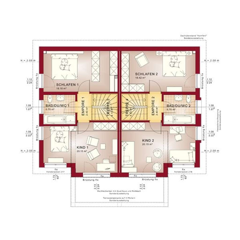 Immobilie in Heiden - Mit Oma und Opa Tür an Tür - ein Familientraumhaus von Bien-Zenker - Bild 2