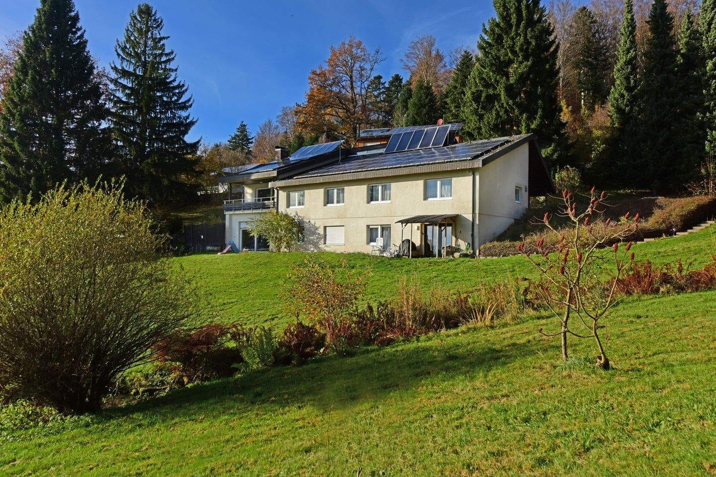 Immobilie in Rickenbach - Privates Alpenblick-Anwesen mit Einliegerwohnung auf über 10.000 m² - Bild 0