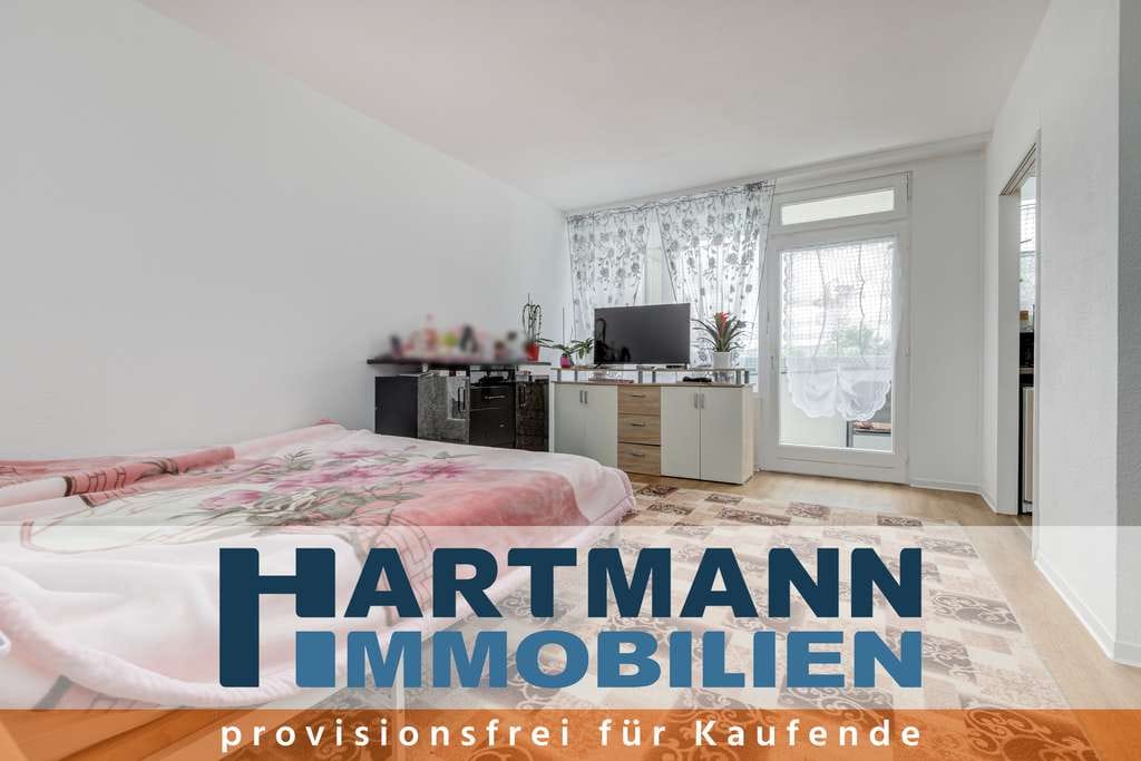 Immobilie in Frankfurt am Main - Charmante Singlewohnung mit Balkon und gemütlicher Küchennische - Bild 0