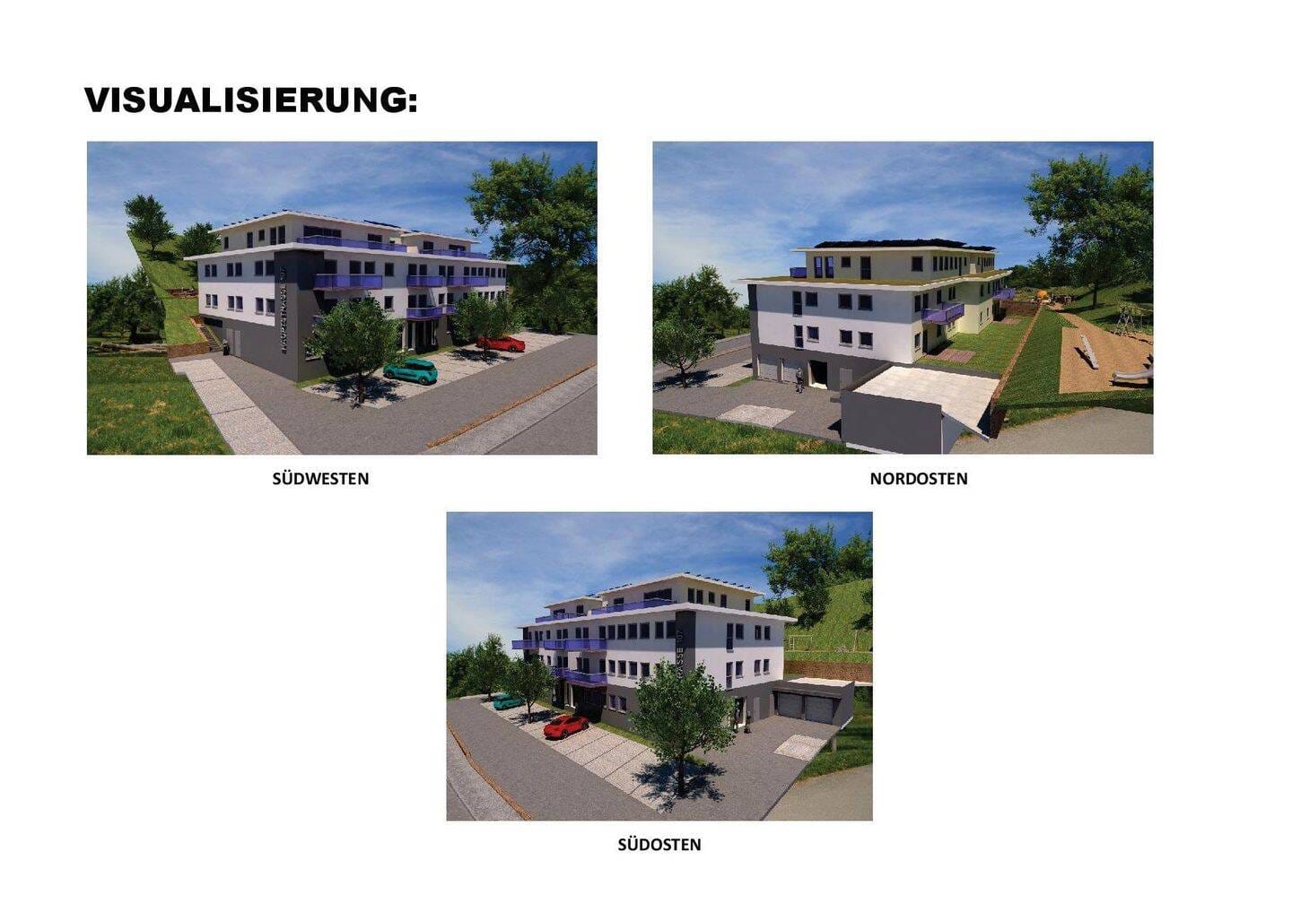 Immobilie in Leidersbach - Exklusive Penthaus-Wohnung am Rande des Spessarts (Wohnung rechts) - Bild 1