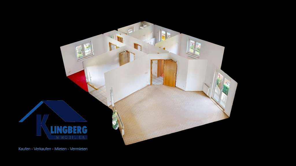 Immobilie in Elsteraue - Familien aufgepasst-Doppelhaushälfte in traumhafter Wohngegend der Elsteraue -  360° Tour ansehen! - Bild 3