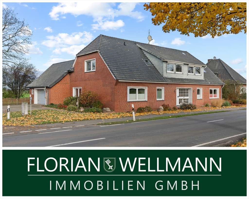 Immobilie in Twistringen - Twistringen | Attraktives Ein- bis Zweifamilienhaus mit historischem Charme und Doppelgarage auf gro - Bild 0