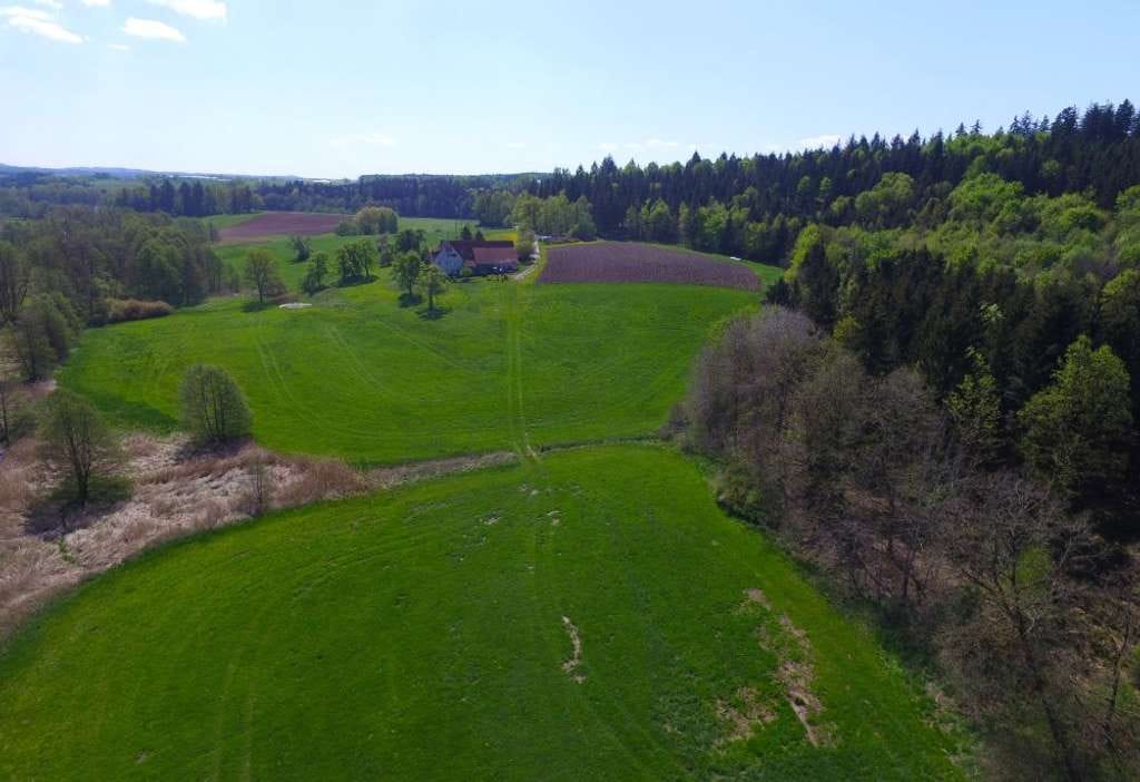 Immobilie in Frankenhardt - Traumhaft & selten: Aussiedlerhof mit ca.1,3 ha Grund in absoluter Alleinlage zw. Ellw.- Cr. (B 290) - Bild 3