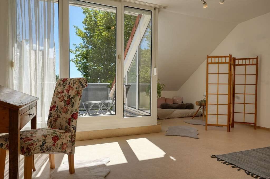 Immobilie in Herxheim - Herxheim: Ruhiges Apartment im 2. OG mit Dachterrasse nach Südwesten - Bild 0