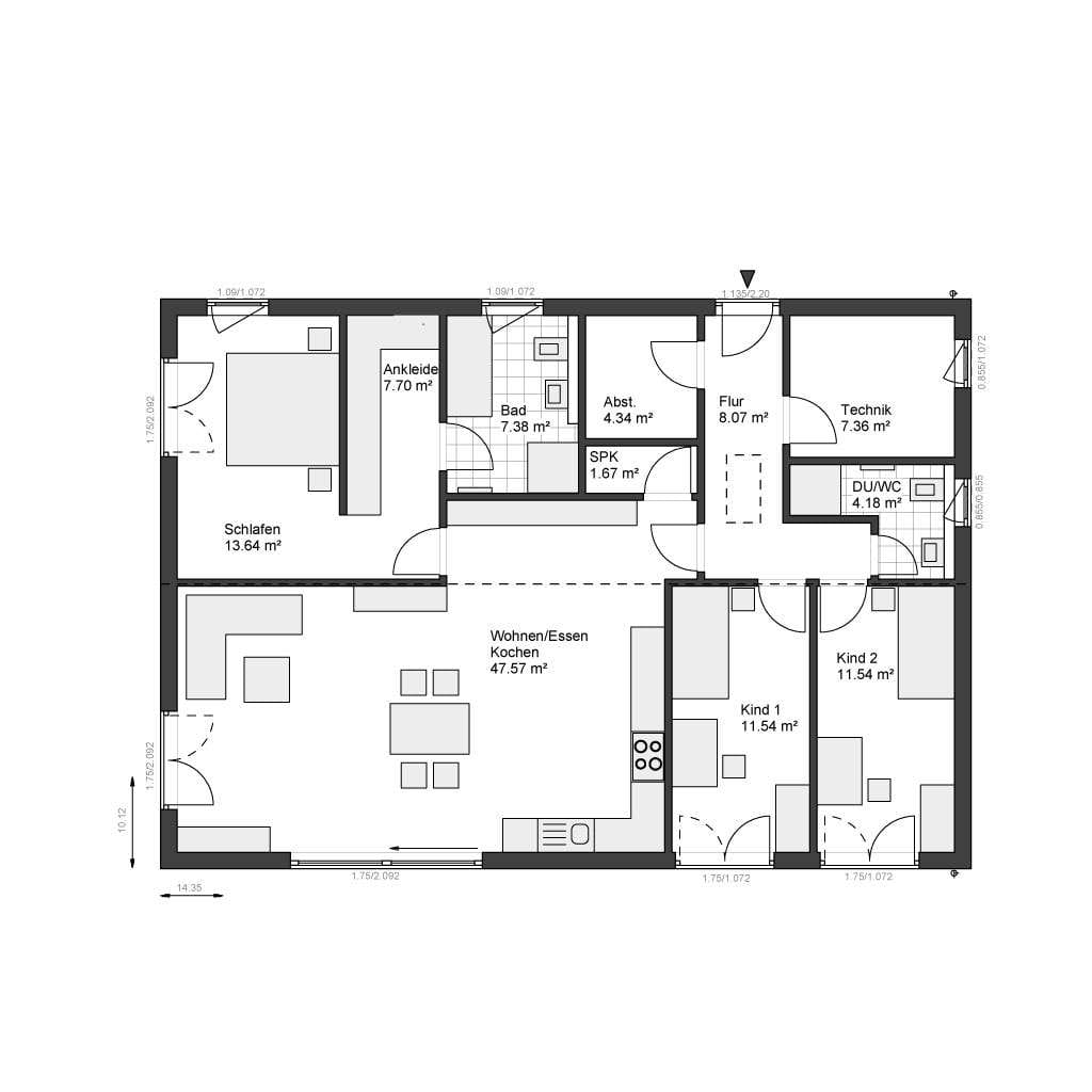 Immobilie in Tann - Build Your Way – Entscheide selbst, wie du bauen willst. - Bild 1