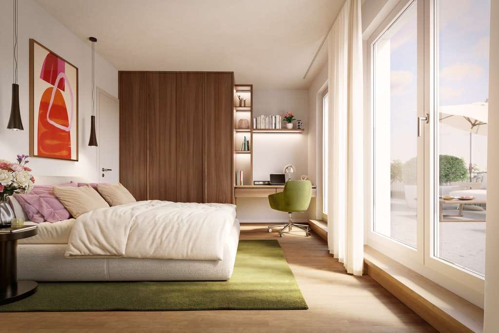 Immobilie in Oberschleißheim - FRÜHLINGS-SPECIAL: Gut geschnittene 2-Zimmer-Wohnung mit Loggia - Bild 4