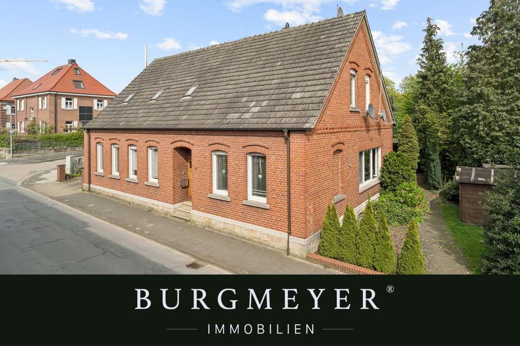 Immobilie in Rheine - RHEINE: Altbaucharm in Mesum - Sanierungsbedürftiges Einfamilienhaus mit vielen Möglichkeiten - Bild 0