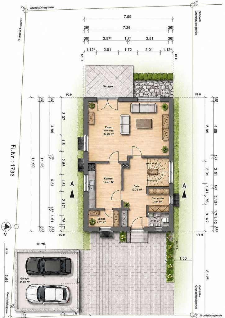 Immobilie in Wielenbach - Hochwertiges, freistehendes Einfamilienhaus mit vielen Highlights in perfekter Lage - provisionsfrei - Bild 2